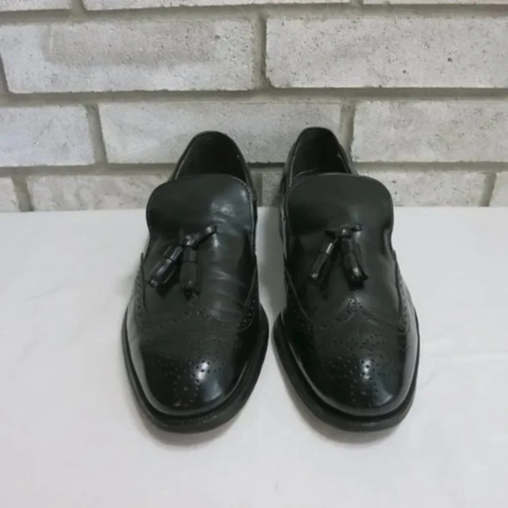 Dexter Leather Medallion Toe Dress Tassel Loafers Men's Footwear Shoes 11 N